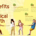 Kids PE Template – Benefits for Physical Health numbered slide
