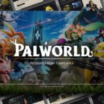 Palworld Game Template - Cover slide to launch your gaming presentation with cinematic flair