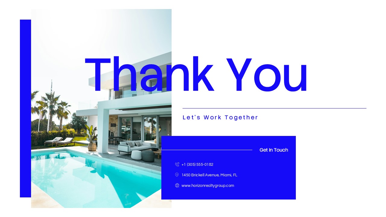 Real Estate Agent Bio Template - split layout with agent headshot, $85M stat, and blue credential panel