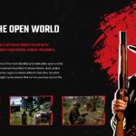 Red Dead Redemption 2 Template - Open World Exploration feature slide