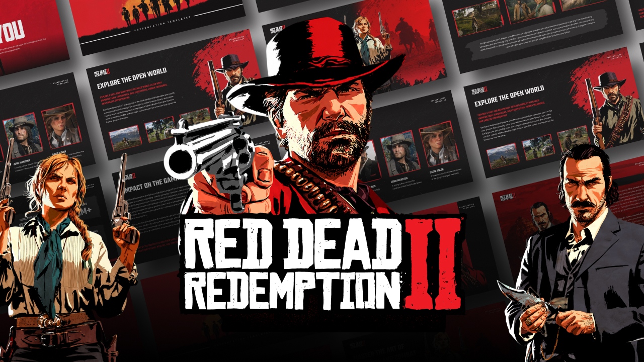 Red Dead Redemption 2 PowerPoint & Google Slides Template preview
