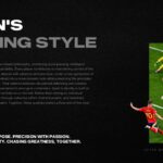 Spain Football Team Template - Playing style tactics slide