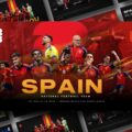 Spain Football Team Template - Full deck preview