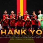 Spain Football Team Template - Thank you closing slide