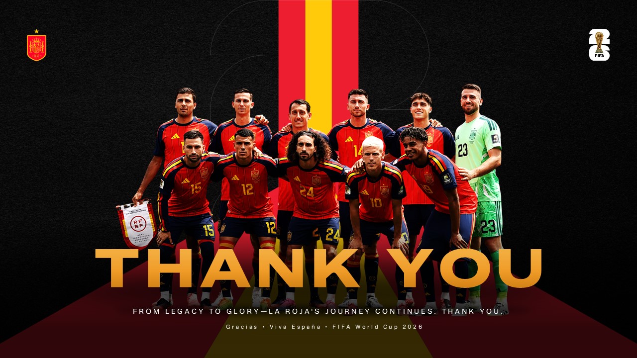 Spain Football Team Template - Thank you closing slide