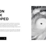 Typhoon Maysak Template - Formation explainer slide to describe how the typhoon developed and intensified