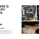 Typhoon Maysak Template - Recovery slide to report emergency response efforts and evacuation statistics