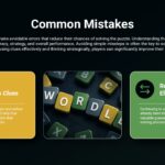 Wordle Puzzle Template - Thank You closing slide on dark background