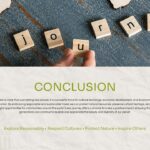 World Tourism Day Template - Conclusion slide with responsible tourism summary and call-to-action tagline