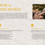 World Tourism Day Template - Trends slide with emerging travel trends and tourism technology bullet points