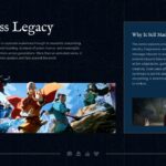 Retrospective presentation slide displaying Team Avatar bending artwork and narrative analysis layout.