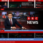 BBC News Template - cinematic cover slide with news anchor