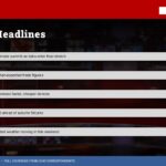 BBC News Template - top story two-column editorial lead slide