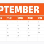 Calendar 2027 August - Monthly grid slide to plan August activities and key events