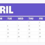 Calendar 2027 March - Monthly grid slide to organize March events and deadlines