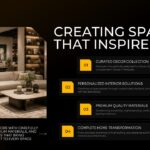 Decor Store Template - Credentials slide to showcase client metrics and brand values