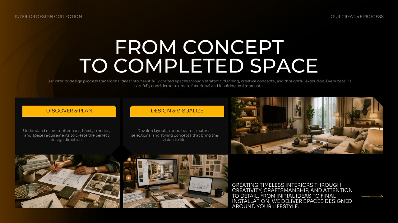 Decor Store Template - Categories slide to display your full product range visually