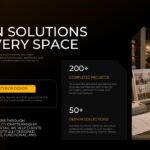 Decor Store Template - Expertise slide to present design capabilities and service scope