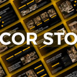 Decor Store Template - Cover slide to launch your interior design brand presentation