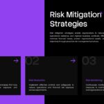ERM Conclusion Template - full-width photo banner on purple strip above centered summary text on black background