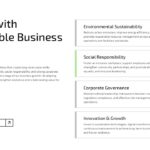 ESG Presentation Template - Leadership team slide with four portrait cards and job titles