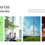 ESG Presentation Template - Thank you closing slide with dark wind turbine background and 2026 card