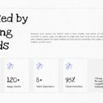 Graphic Design Company Template - Testimonials slide with three client reviews, portrait photos, names, and job titles
