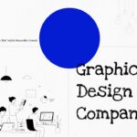 Graphic Design Company Google Slides Template - About Us slide with two-column layout, lightbulb icons, and team photo