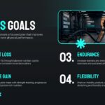 Gym and Fitness Template - Categories slide to showcase your training programs visually