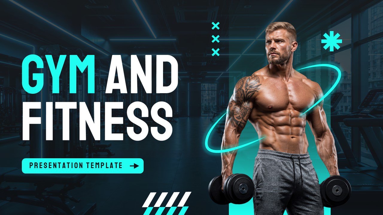 Gym and Fitness Template - About slide to introduce your fitness philosophy and key strengths