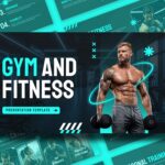 Gym and Fitness Template - Cover slide to launch your fitness brand presentation boldly