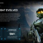 Halo Game Franchise Template - timeline slide to map franchise history or project roadmap