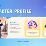 Heartopia Game Template - in-game fashion customization UI mockup