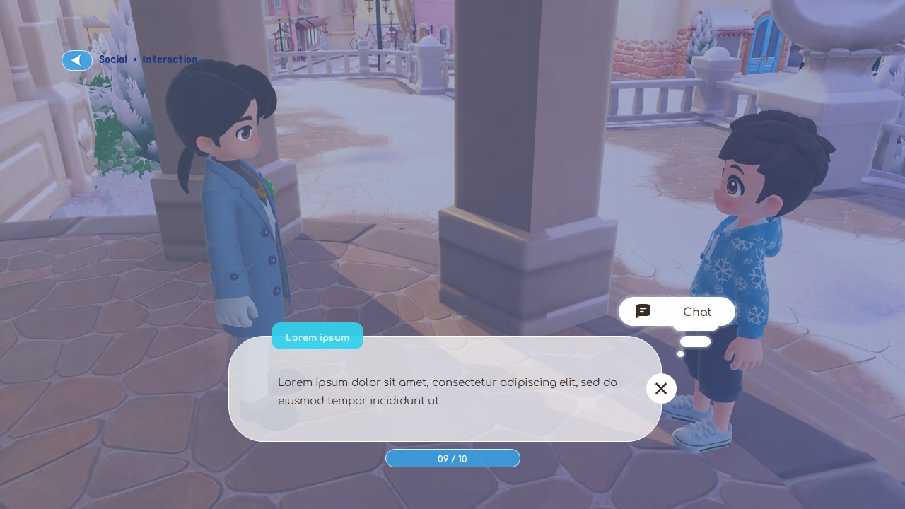 Heartopia Game Template - thank you closing slide