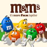 M&M Template - Title slide to open brand presentations with bold M&M'S characters