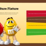 M&M Template - Pop culture slide to present M&M'S brand extensions beyond candy
