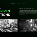 Manufacturing Industry Template - Sustainability slide to present eco-driven operations and green manufacturing strategies