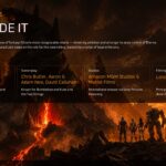 Masters of the Universe 2026 Template - Development timeline slide to chart your project's journey by year