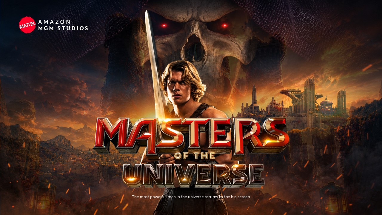 Masters of the Universe 2026 Template - Story synopsis slide to introduce your film's plot and key facts