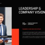 Movers and Packers Business Plan - Leadership Company Vision Slide