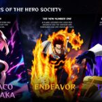 My Hero Academia Villain Slide - League of Villains overview with All For One and Shigaraki profiles on dark red background