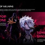 My Hero Academia Themes Slide - four teal-accented dark cards covering heroism, family, resilience, and legacy