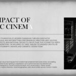Old Movie Intro Style Template - Impact of Classic Cinema statement slide