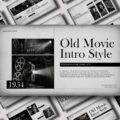 Old Movie Intro Style Template - full slide collection preview