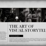Old Movie Intro Style Template - Visual Storytelling cinematic banner slide