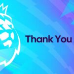 Premier League 2026 Thank You Template - End your football presentation with a branded closing slide