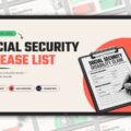 Social Security Disease List Template - Bold editorial cover with 14 body systems, 200+ conditions, and SSA Blue Book stats