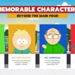 South Park Supporting Characters - Randy, Butters, Mr. Garrison, Chef cards