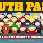 South Park Template - Title cover slide with character ensemble