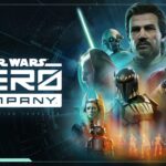 Star Wars Zero Company Slides Template - mission briefing slide with gameplay screenshot and three KPI status boxes